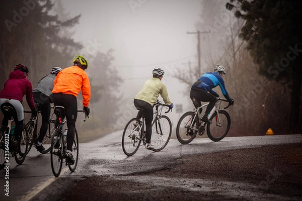 Fototapeta Road biking 