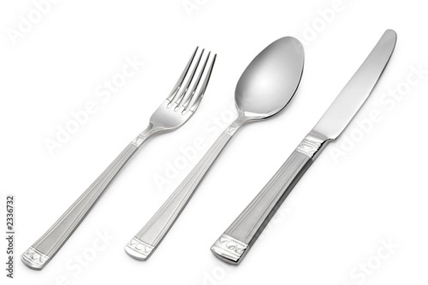 Fototapeta spoon, knife, fork