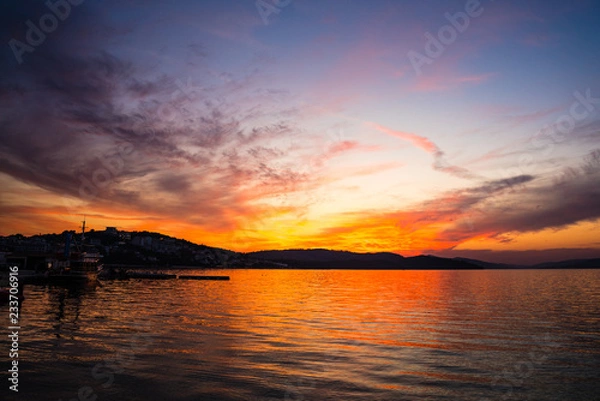 Obraz sunset over sea