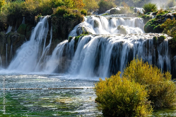 Obraz waterfall in the forest