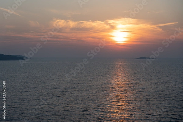 Obraz sunset over the sea