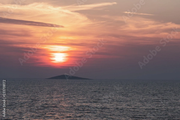 Obraz sunset over sea