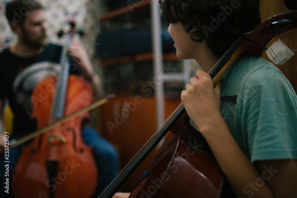 Fototapeta Cello Lessons
