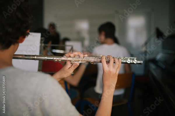 Fototapeta Flute lessons