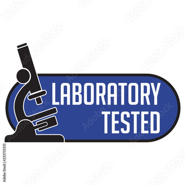 Obraz Laboratory Tested Badge