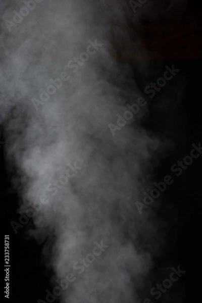 Obraz Grey smoke overlay texture background.