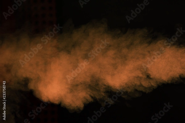 Obraz Smoke flow texture background, close up.