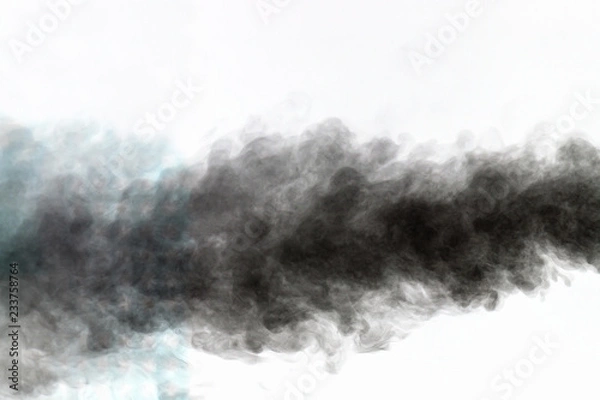 Obraz Smoke overlay abstract background.