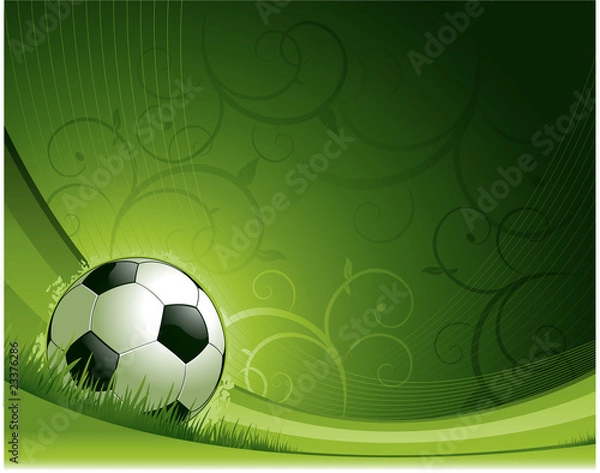 Fototapeta Soccer background