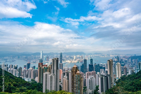 Obraz 香港の街並