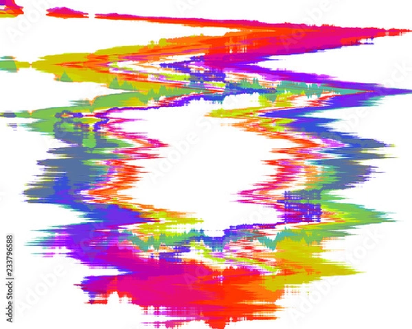 Obraz creative multicolored amorphous abstraction