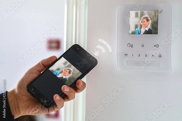 Fototapeta A video entryphone