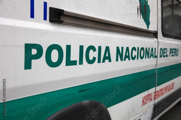 Obraz Polizei in Lima. Peru