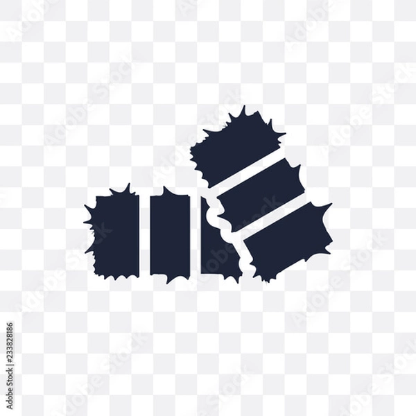 Obraz Bale transparent icon. Bale symbol design from Agriculture, Farming and Gardening collection.