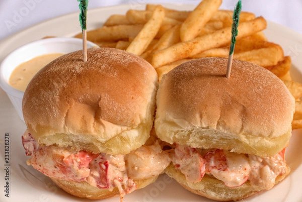 Fototapeta Lobster Roll Sliders