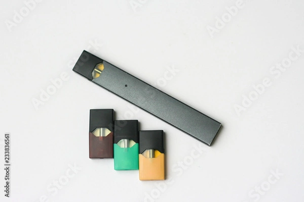 Obraz E-cigarette on white