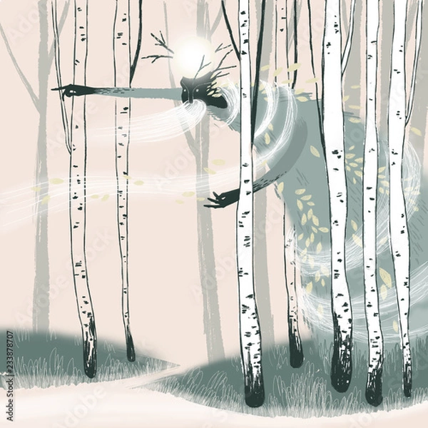 Obraz Spirit of the forest