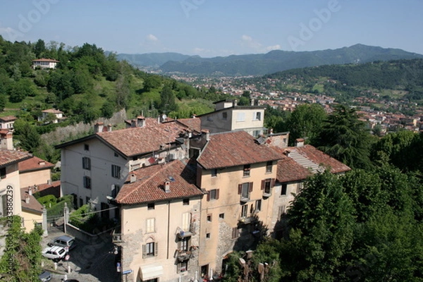 Obraz Veduta della città e della collina
