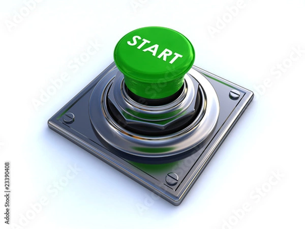 Obraz start button