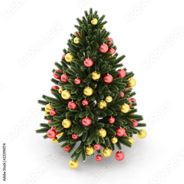 Obraz Christmas holiday 3D rendering