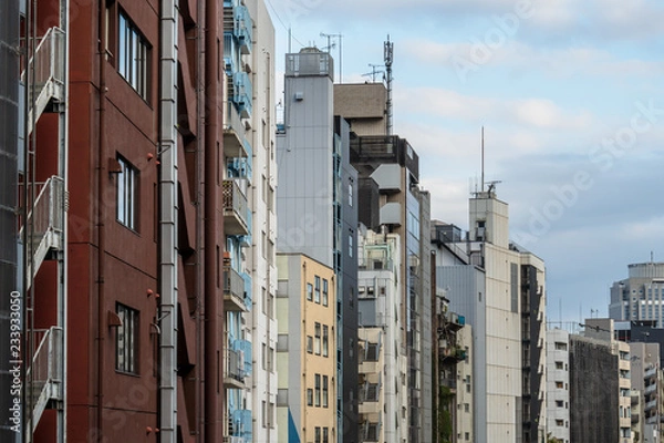 Obraz 東京渋谷　渋谷川周辺の都市風景３