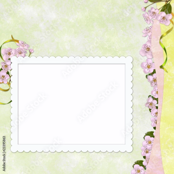 Obraz Framework for photo or congratulation