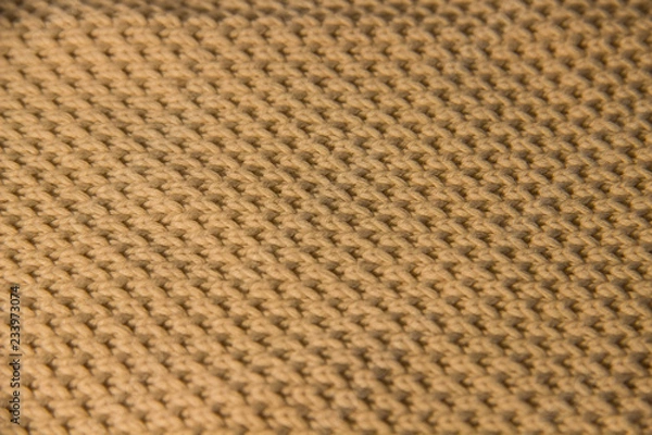Fototapeta Light beige knitted background