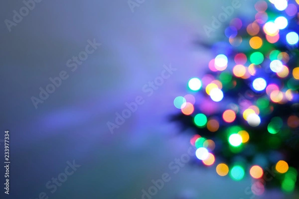 Obraz holiday bokeh. Abstract Christmas background