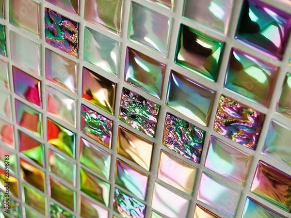 Obraz Glass mosaic tiles