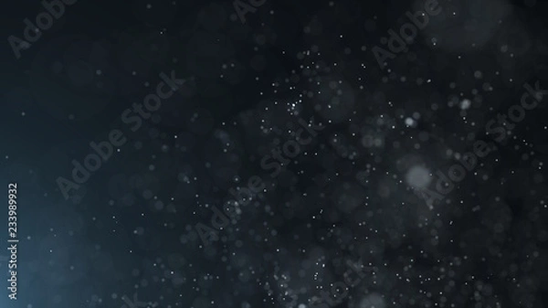 Obraz Dust particles. Abstract particle background. Dots background. 4k rendering.