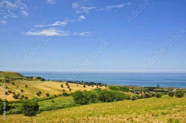 Obraz Mare dalla collina 2