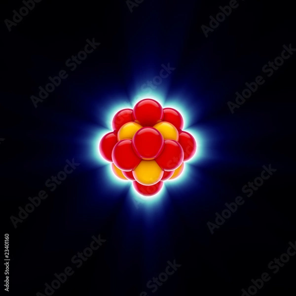 Obraz Glowing Blue Nuclear Core