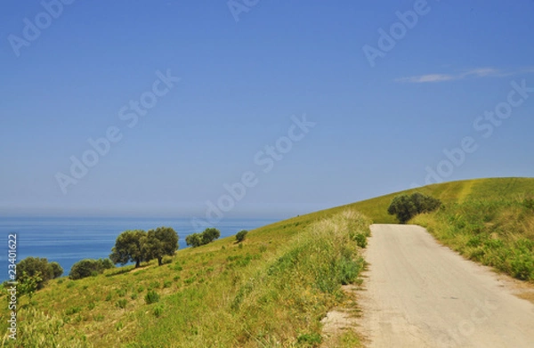 Fototapeta Mare dalla collina 7