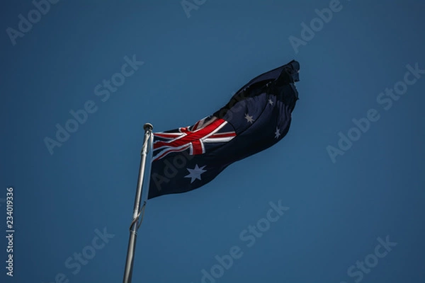 Obraz Australian Flag Blowing