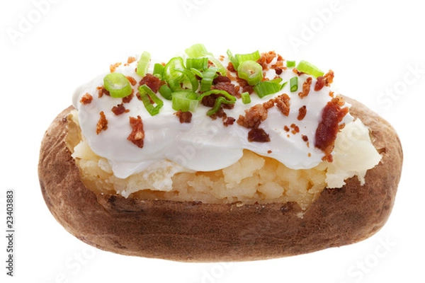 Fototapeta Baked potato