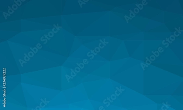 Fototapeta Blue pattern composed of triangles.Abstract polygon background. 