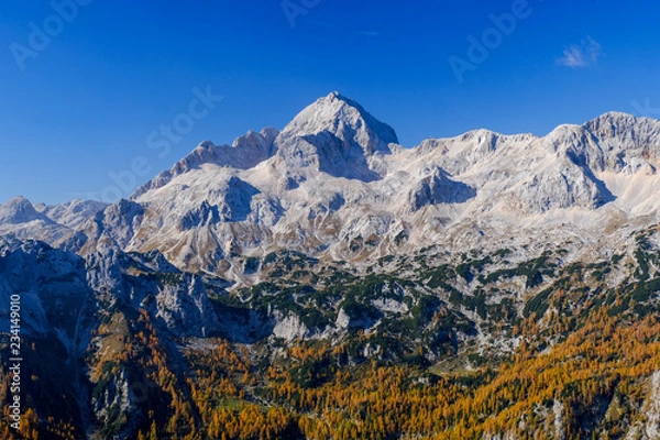 Obraz Triglav mountain in Slovenia from Mali Draski vrh
