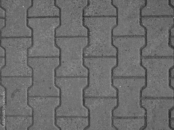 Fototapeta gray paving slab