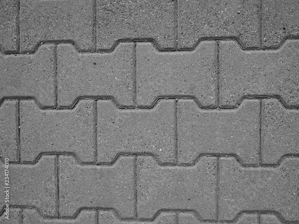 Fototapeta gray paving slab