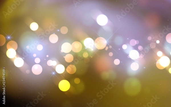 Fototapeta Colorful abstract space nebula background.