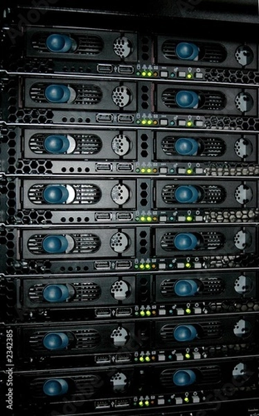 Fototapeta cluster de calcul