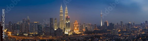 Obraz panorama, kuala lumpur