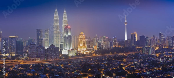 Obraz panorama, kuala lumpur