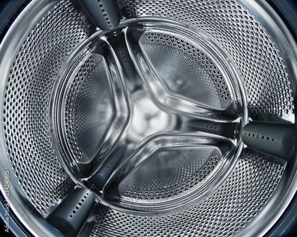 Obraz Washing machine drum, close up