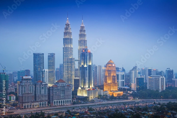 Obraz panorama, kuala lumpur