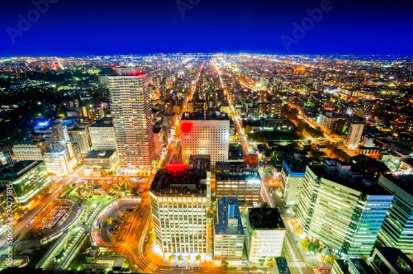 Obraz 札幌の夜景 