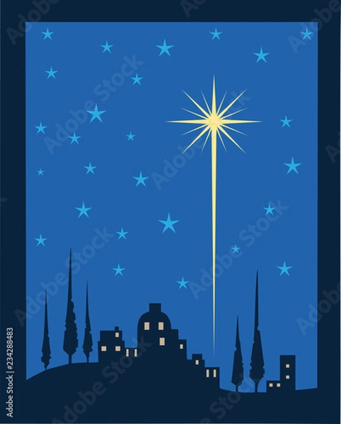 Fototapeta Bethlehem Star