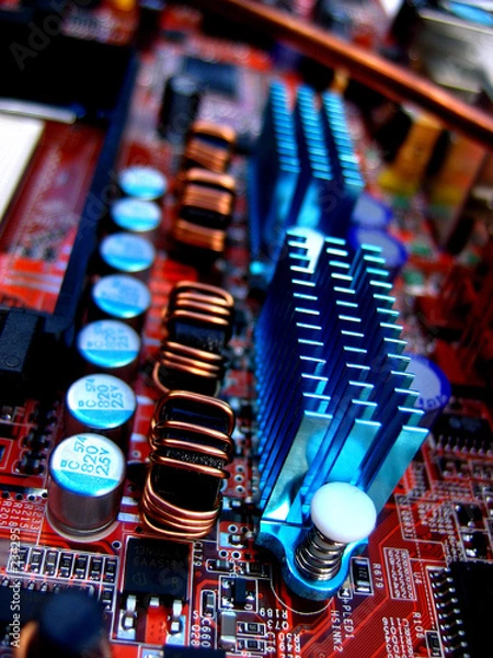 Fototapeta circuit électronique