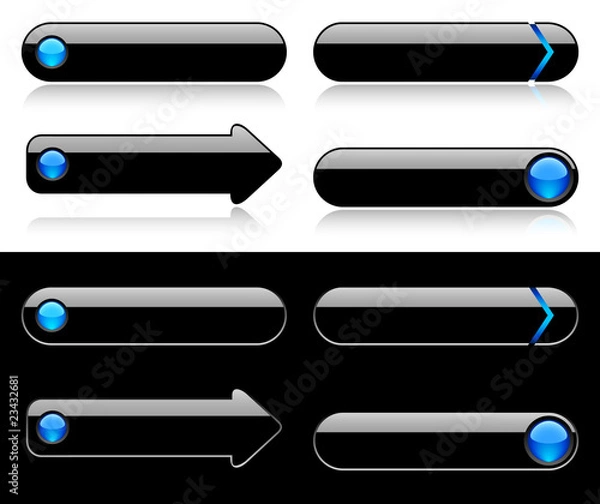 Fototapeta Buttons for web