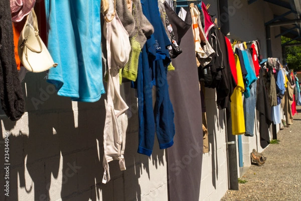 Fototapeta Ropa tendida